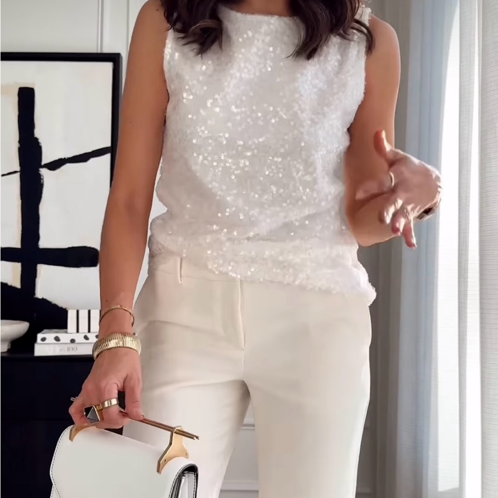 Talbots sequin shell - Picture 3 of 9
